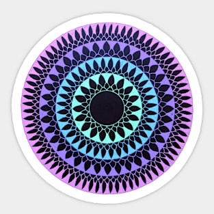 Colorful Mandala #3 Sticker